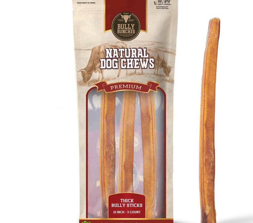 12 Inch Thick Bully Stick
