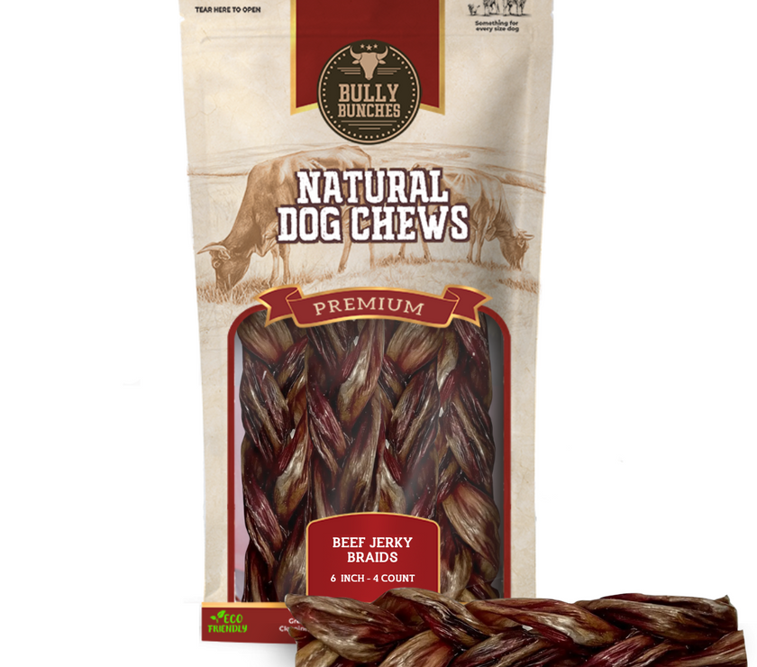 6 Inch Braided Jerky Stick