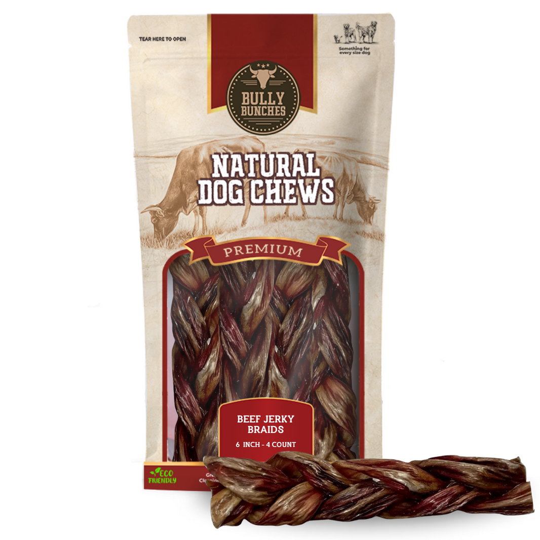 6 Inch Braided Jerky Stick