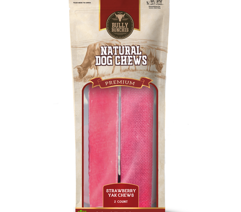 Strawberry Himalayan Yak Chew (MEDIUM)