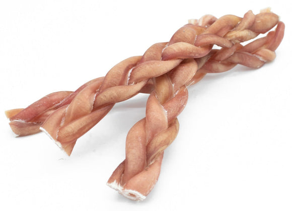 12 Inch Braided Bully Stick (10 Pieces)