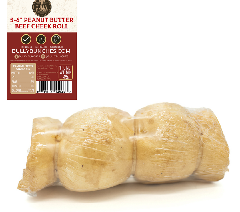 5-6 Inch Peanut Butter Cheek Roll