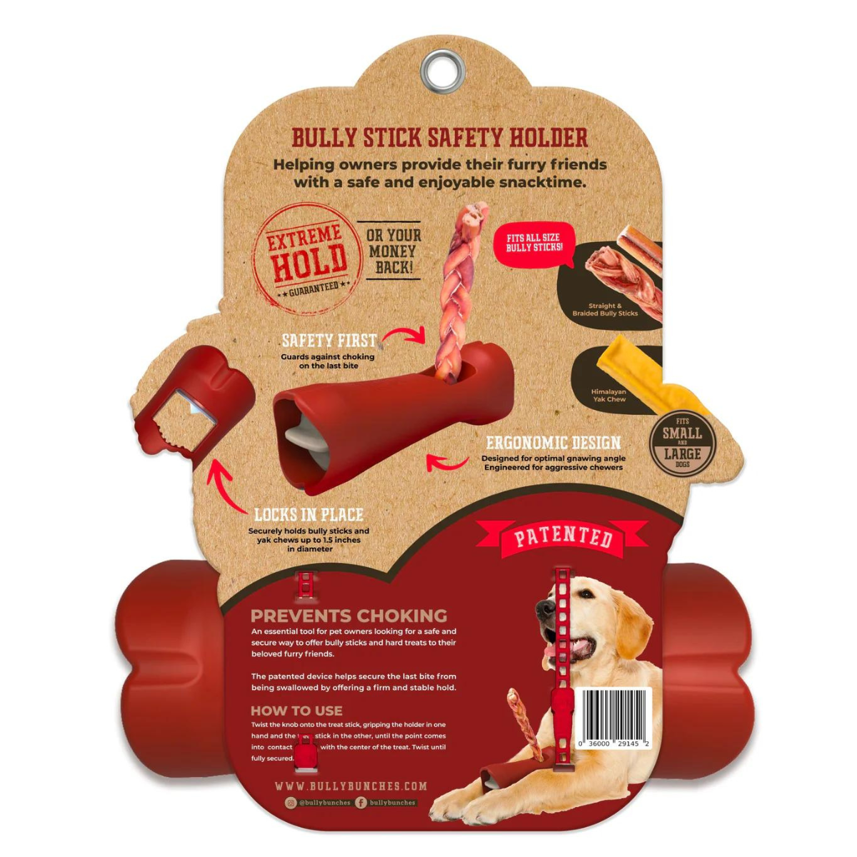 Bully Stick Safety Holder - 1 Pack / Case of 9